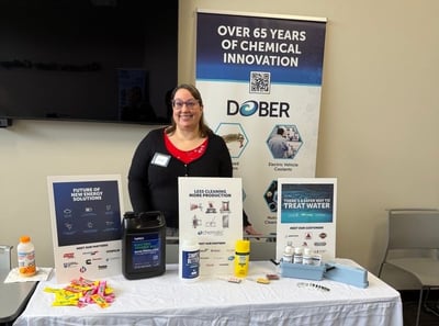 Dober's Jessica Kask during a 2025 Homewood Science Center event